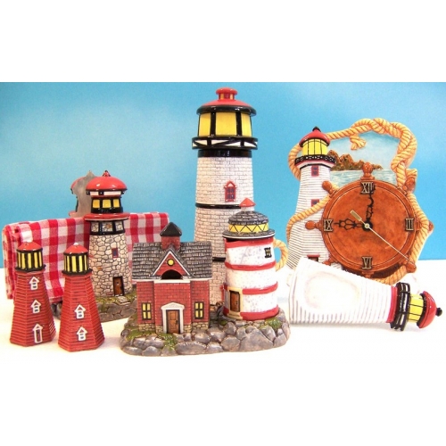 Plaster Molds - Lighthouse Condiment Tower